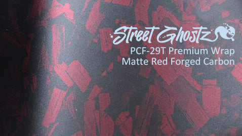 Matte Red Carbon Fiber - PCF-29T