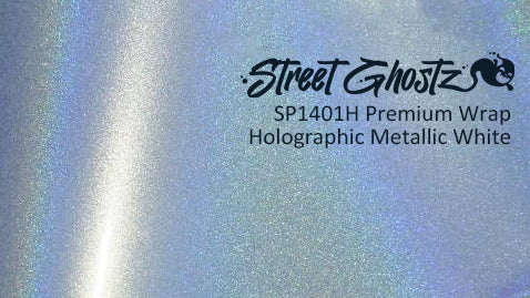 Holographic Metallic White  - SP1401H