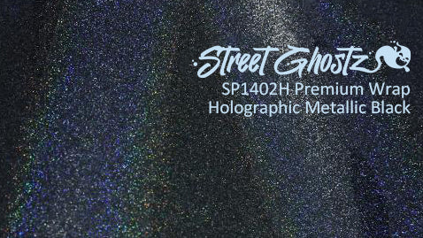 Holographic Metallic Black  - SP1402H
