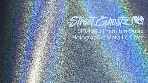 Holographic Metallic Silver  - SP1408H