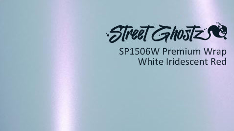 White Iridescent Red  - SP1506W