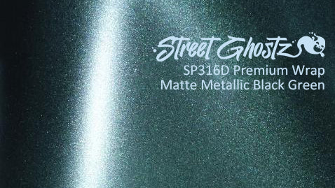 Matte Metallic Black Green - SP316D